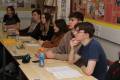 Students learning French in Class