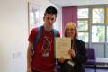 German certificate awarded to student