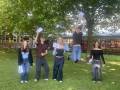 QMCStudentsjumpforjoyonALevelResultsDay