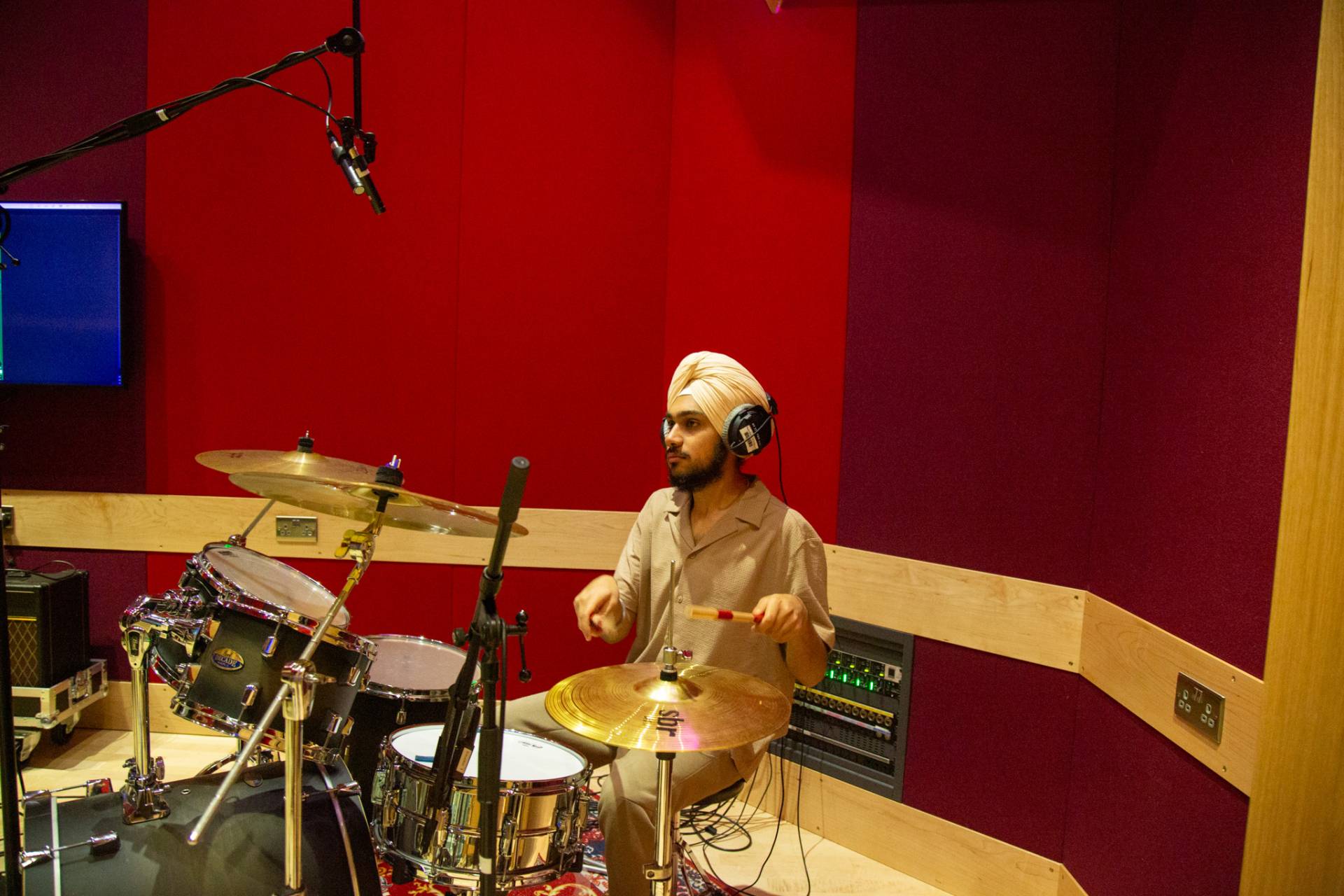 Vocational music students performing at Central Studio