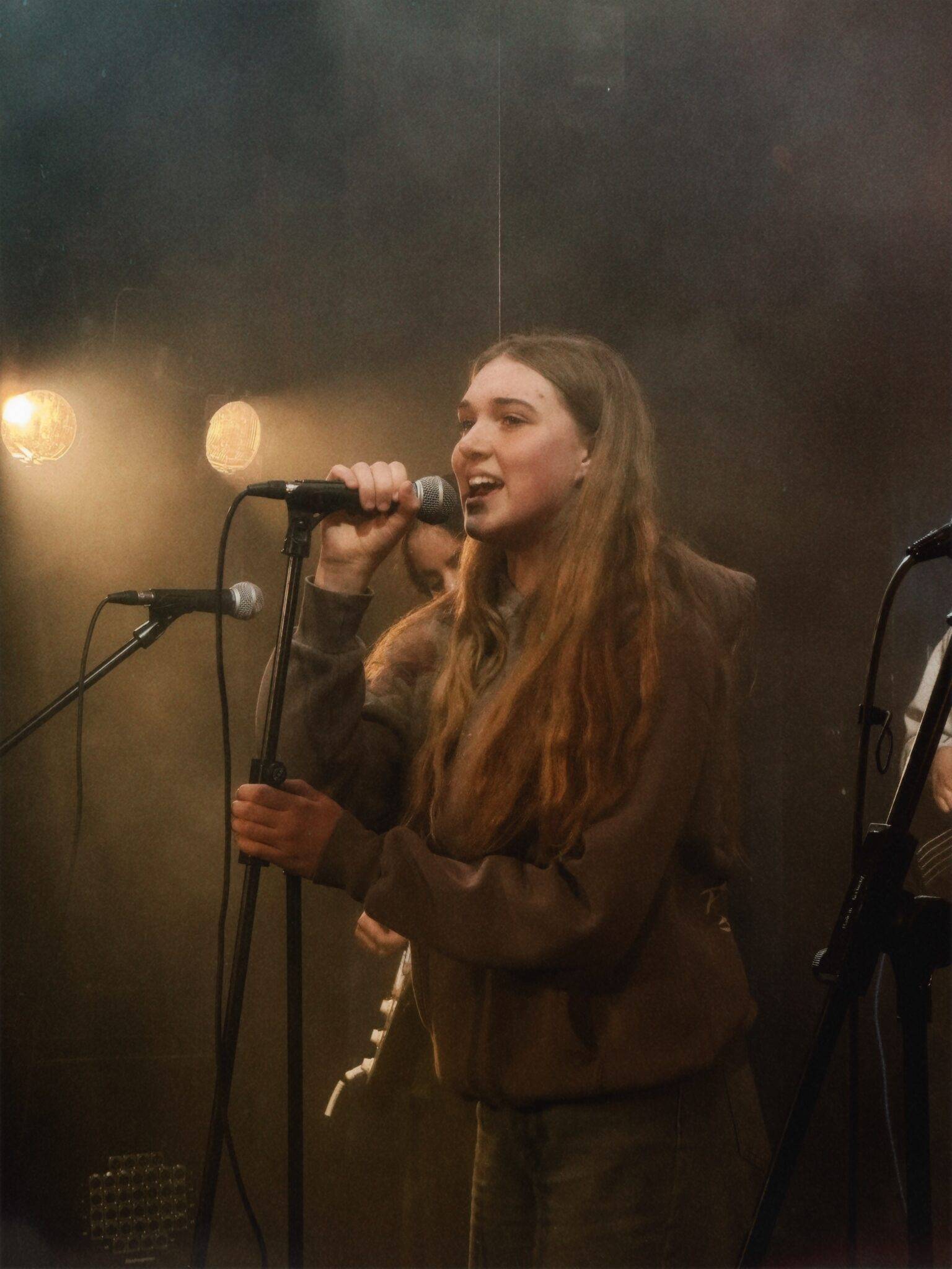 Vocational music students performing at Central Studio