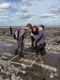 Quadrant experiment during fieldwork