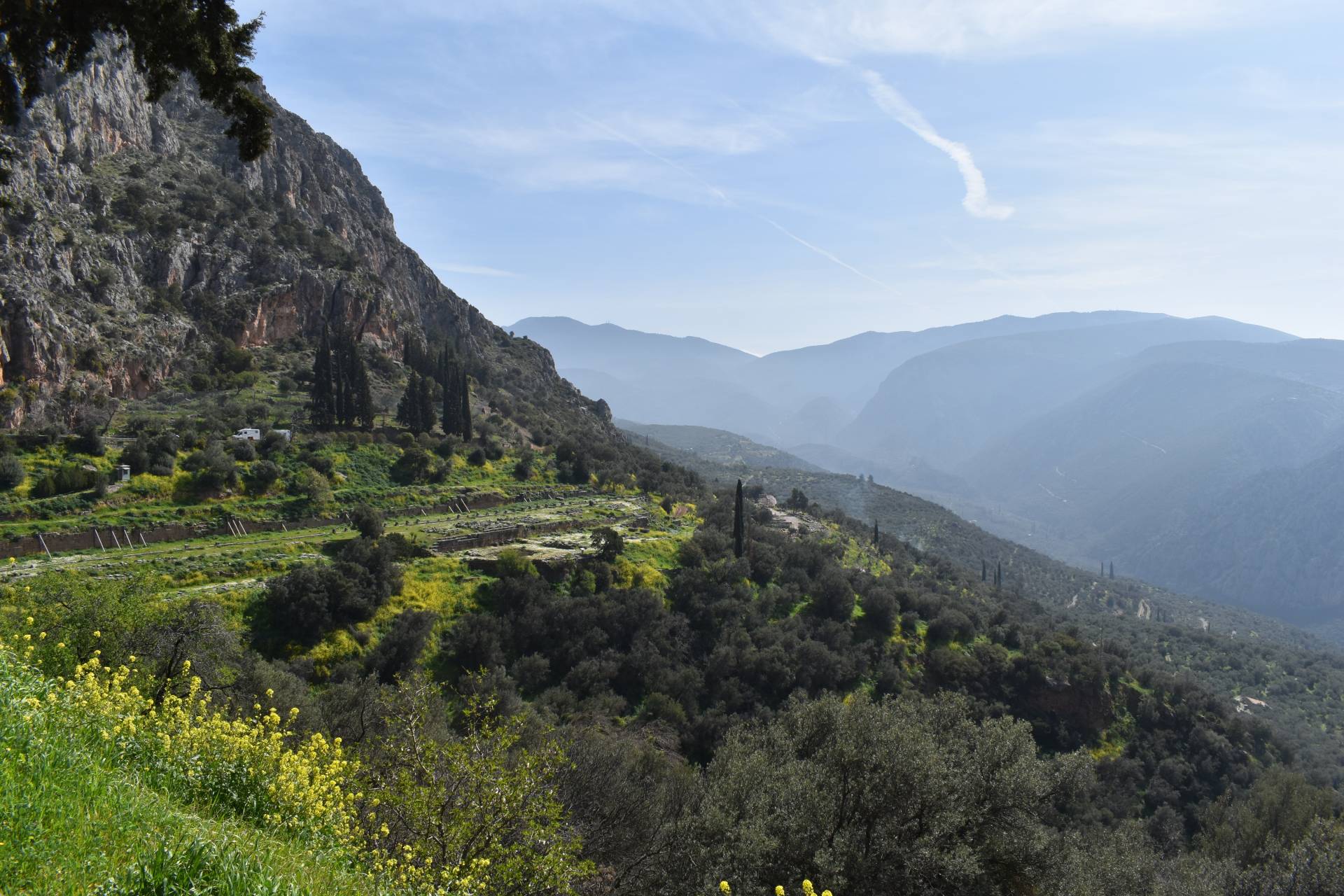 Horizon showing a hillside with greeneries