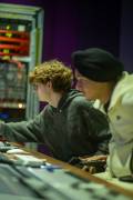 Music Technology students in studio
