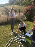Quadrant work during Environmental Science fieldtrip